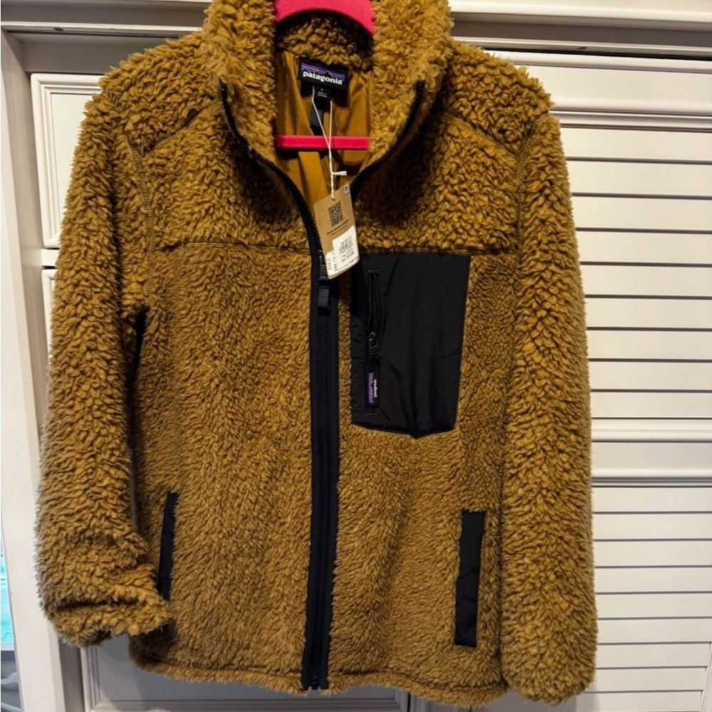 New Patagonia Retro X Fleece Jacket in Camel